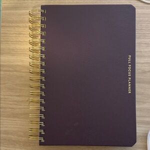 Full Focus Planner with Gold Spiral Binding